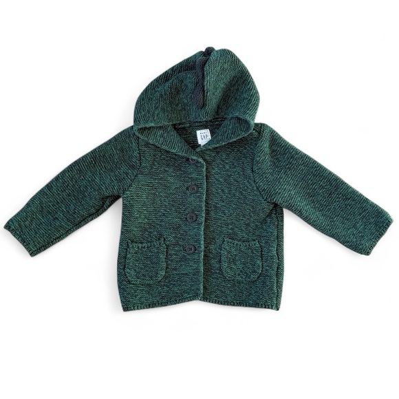 GAP Other - Baby GAP Forest Green Toddler Knit Sweater Size 12 - 18 Months